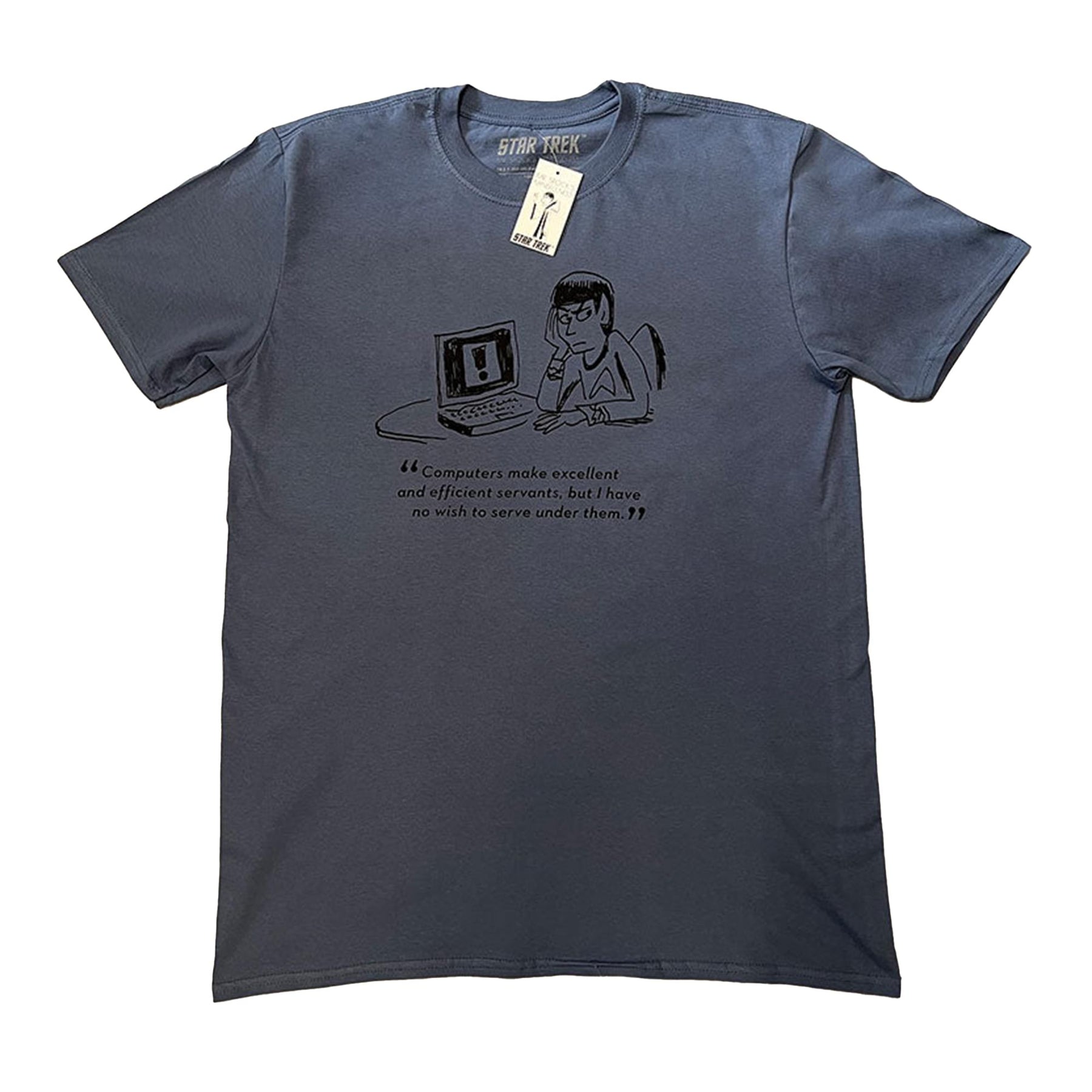 Eaglemoss Star Trek "Computers" Indigo T-Shirt