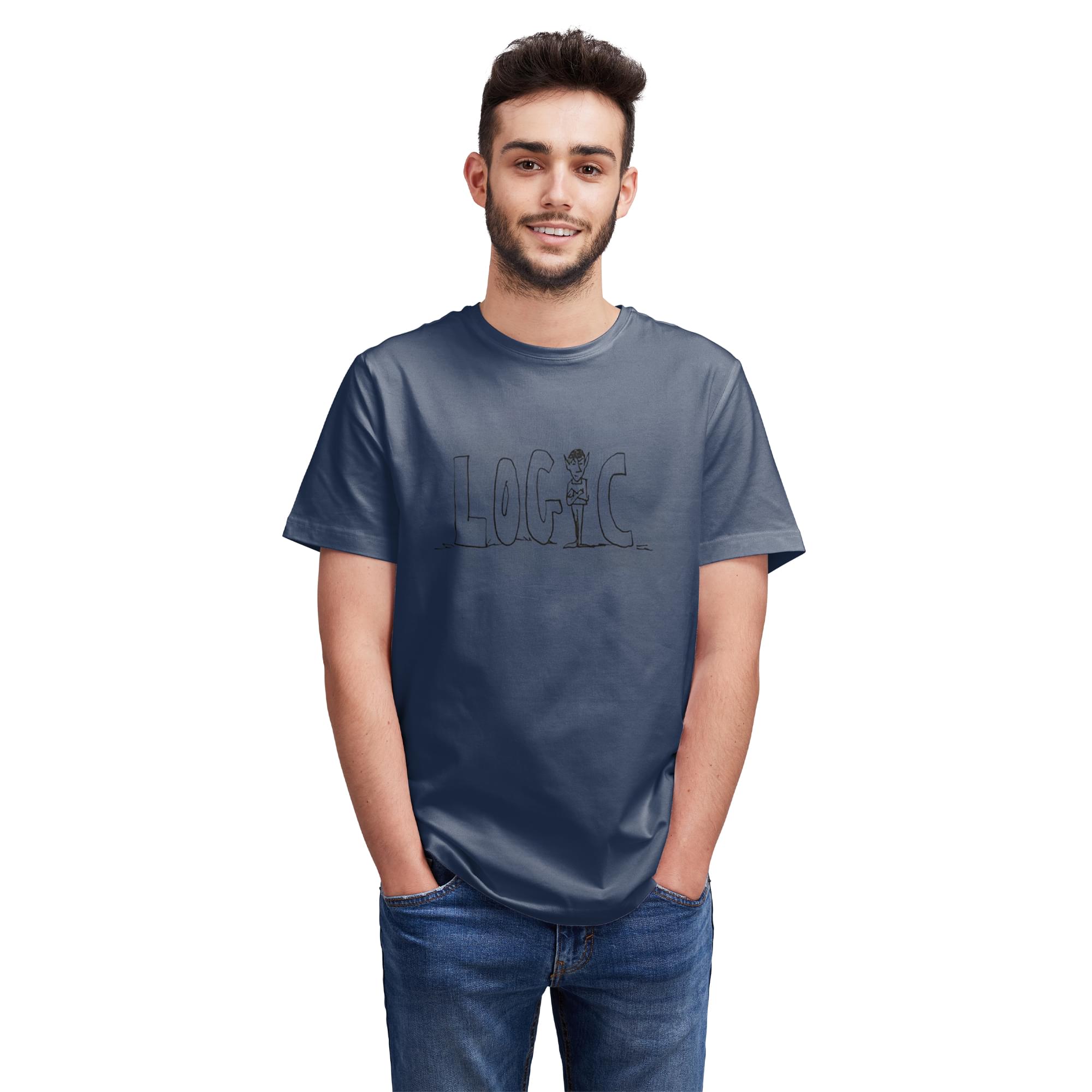 Eaglemoss Star Trek "Logic" Indigo T-Shirt
