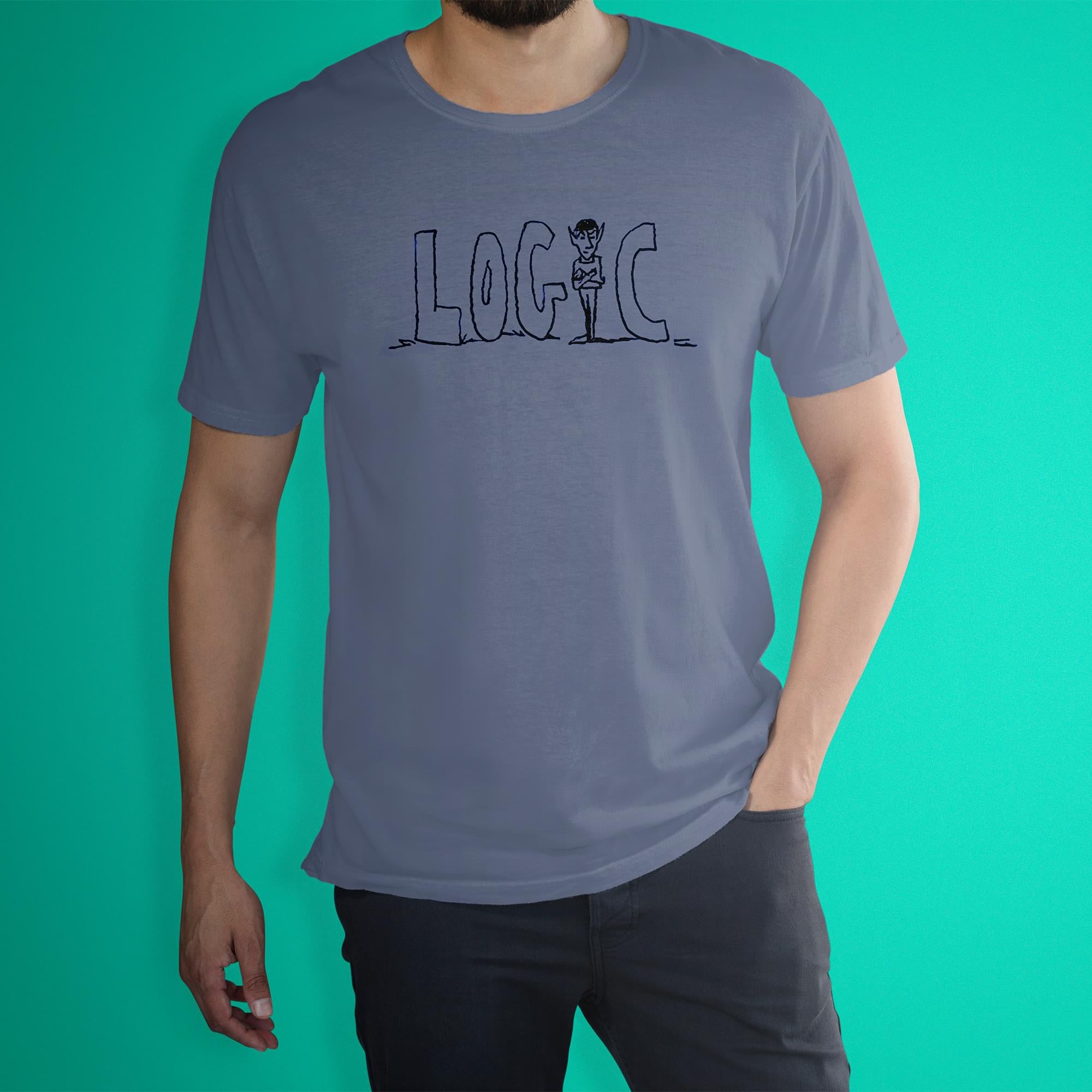 Eaglemoss Star Trek "Logic" Indigo T-Shirt