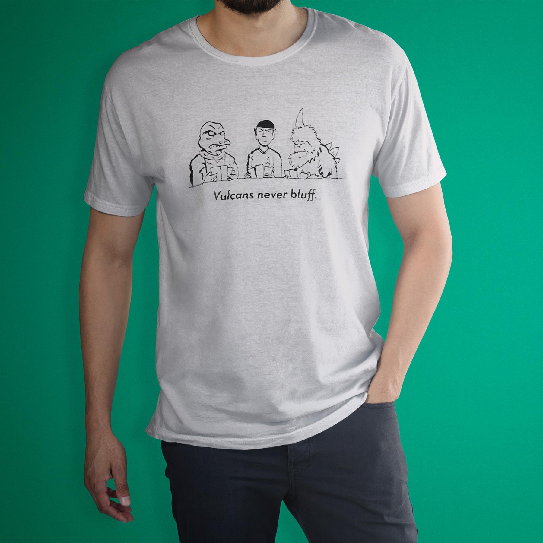 Eaglemoss Star Trek "Vulcans Never Bluff" T-Shirt