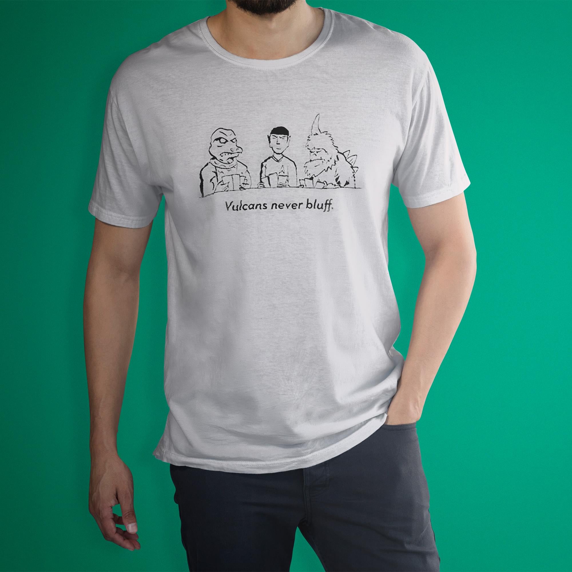 Eaglemoss Star Trek "Vulcans Never Bluff" T-Shirt