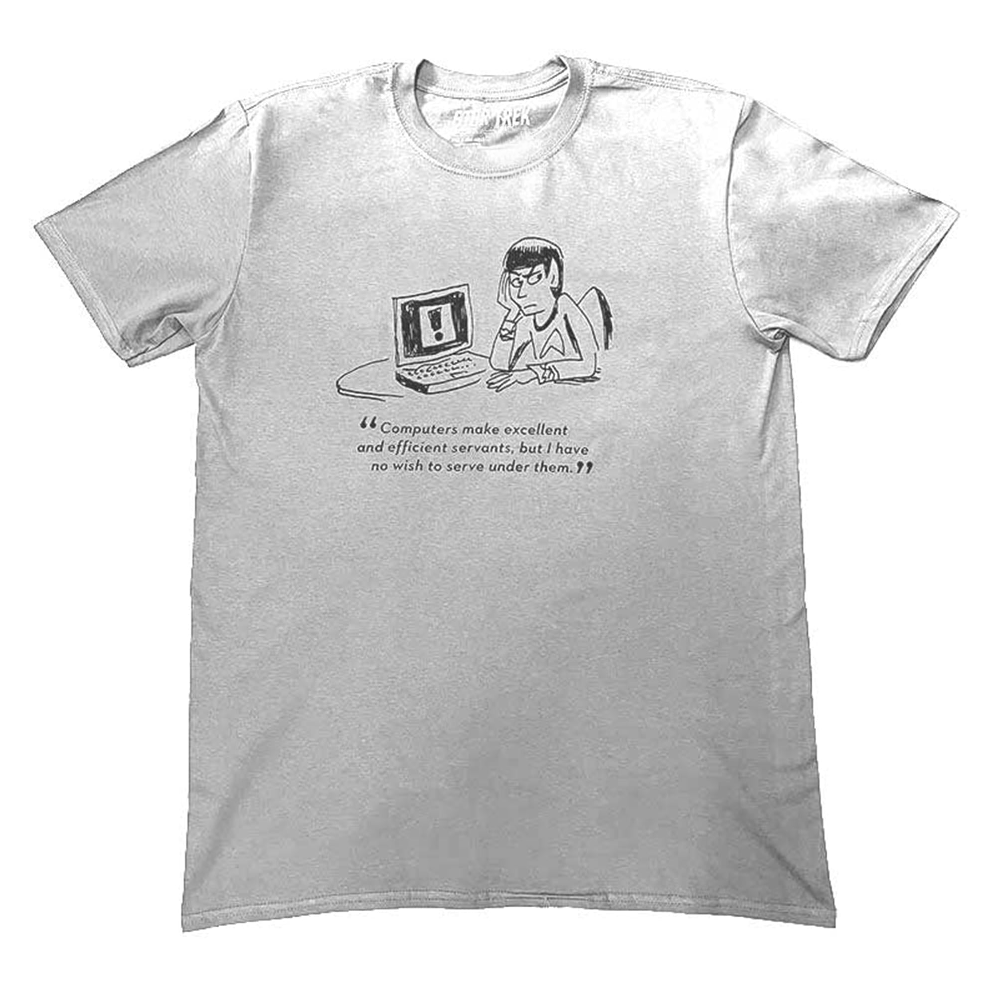 Eaglemoss Star Trek "Computers" White T-Shirt
