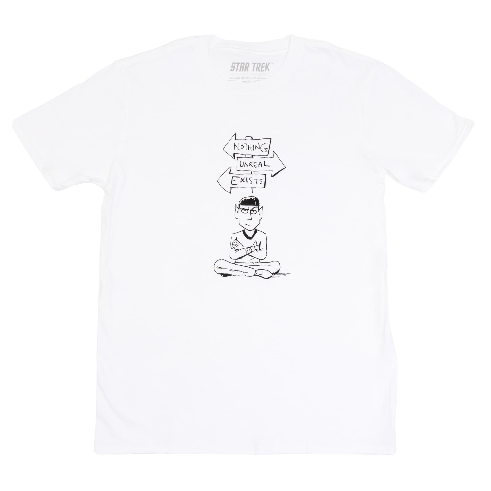 Star Trek Spock "Nothing Unreal Exists" White T-Shirt