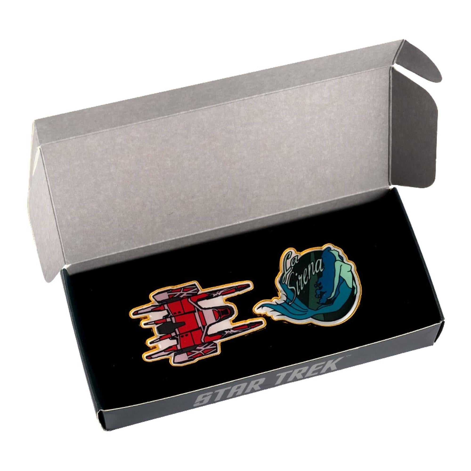 Star Trek Picard La Sirena 2 Piece Pin Badge Set