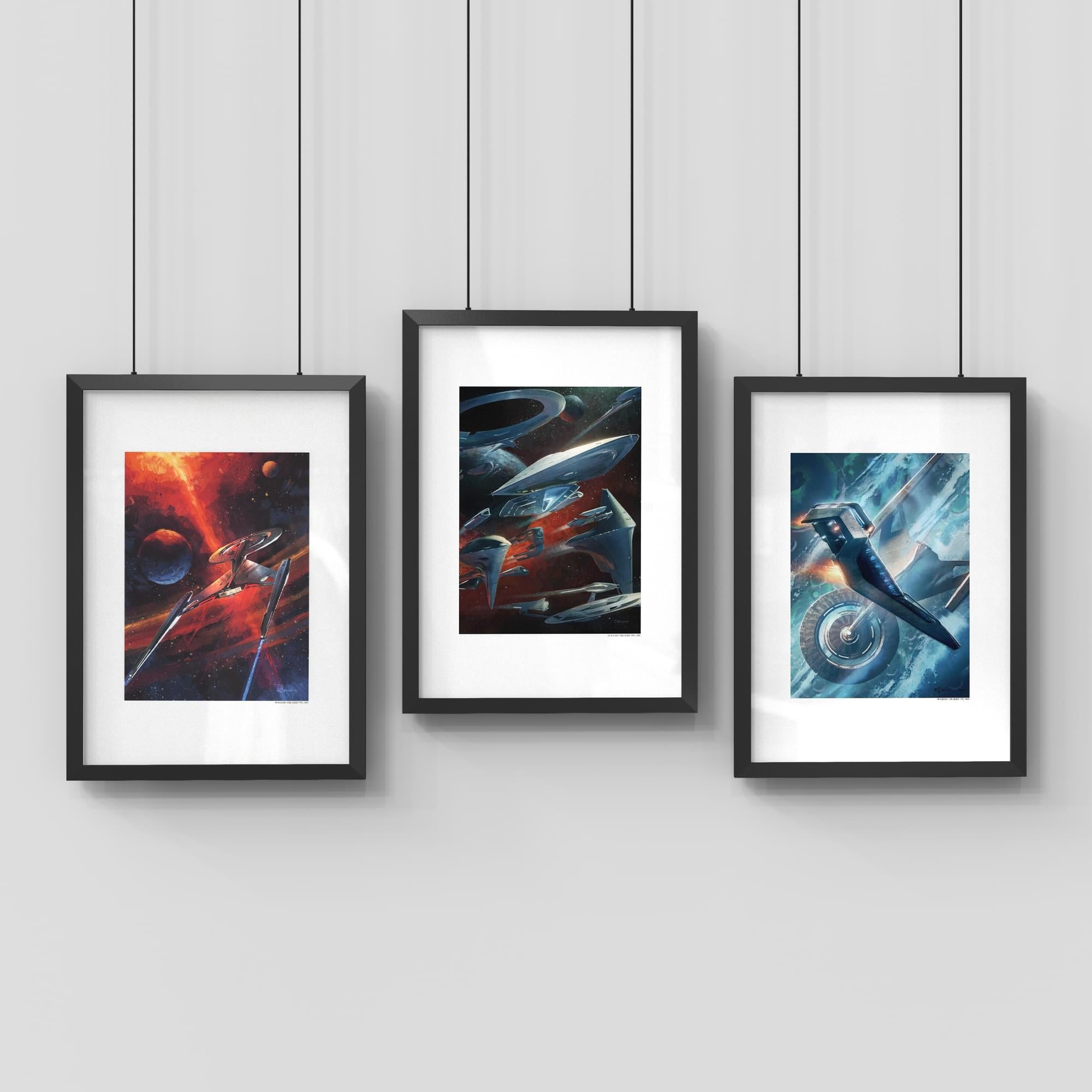 Eaglemoss Star Trek Universe Giclee Print 3-Pack