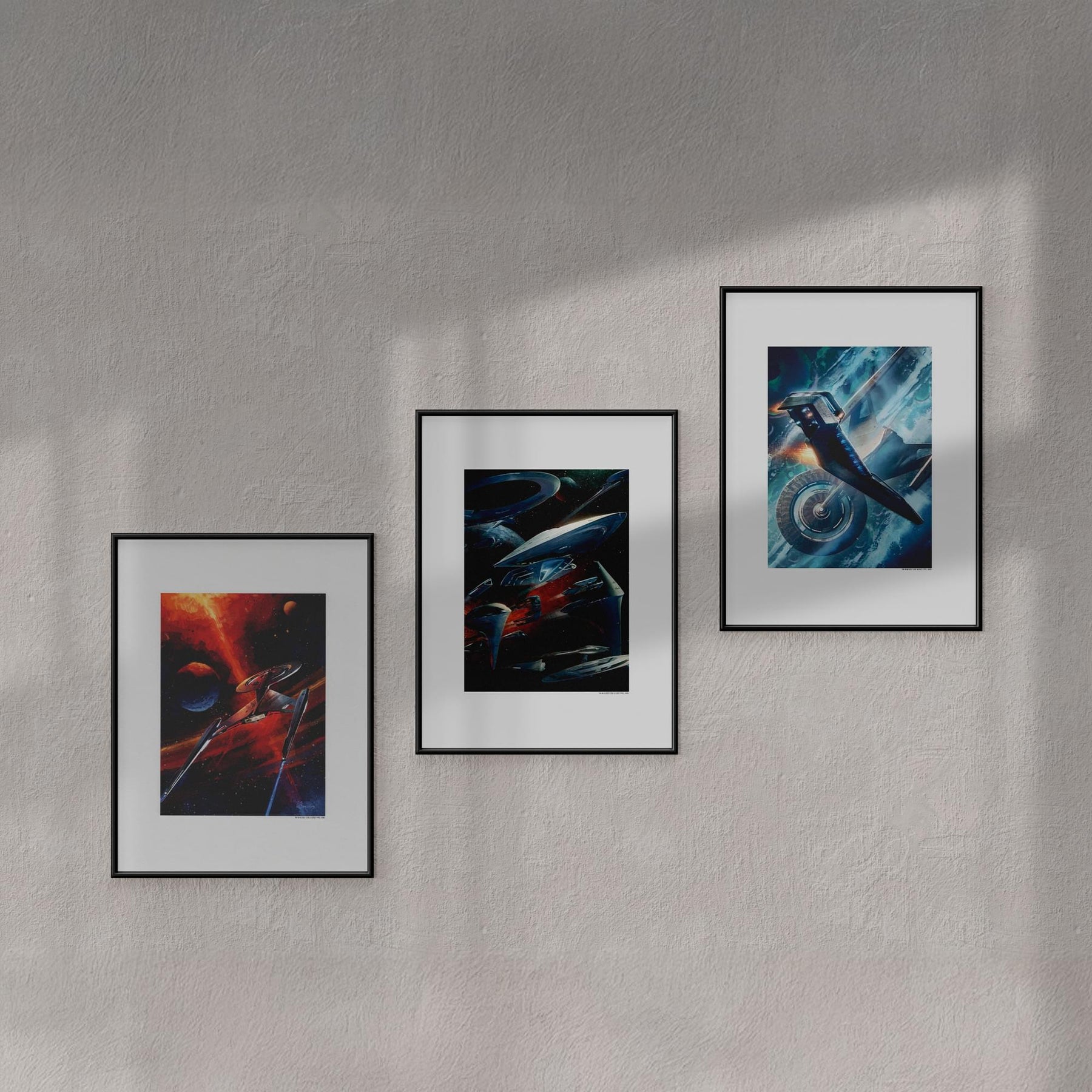 Eaglemoss Star Trek Universe Giclee Print 3-Pack