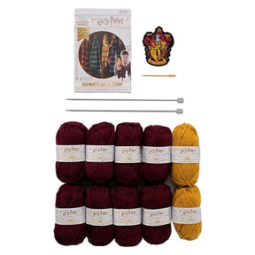 Harry Potter Knit Craft Set Scarf Gryffindor House