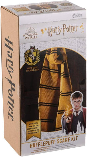 Harry Potter Knit Craft Set Scarf Hufflepuff House