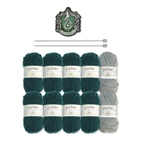 Harry Potter Knit Craft Set Scarf Slytherin House