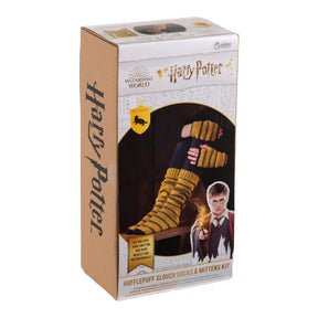 Eaglemoss Harry Potter Knit Craft Set Mittens & Slouch Socks Hufflepuff New