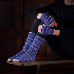 Eaglemoss Harry Potter Knit Craft Set Mittens & Slouch Socks Ravenclaw