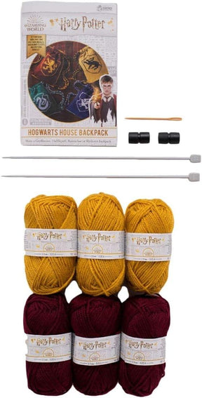 Harry Potter Knit Craft Set Kit Bags Gryffindor