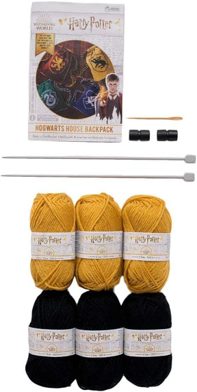 Harry Potter Knit Craft Set Kit Bags Hufflepuff