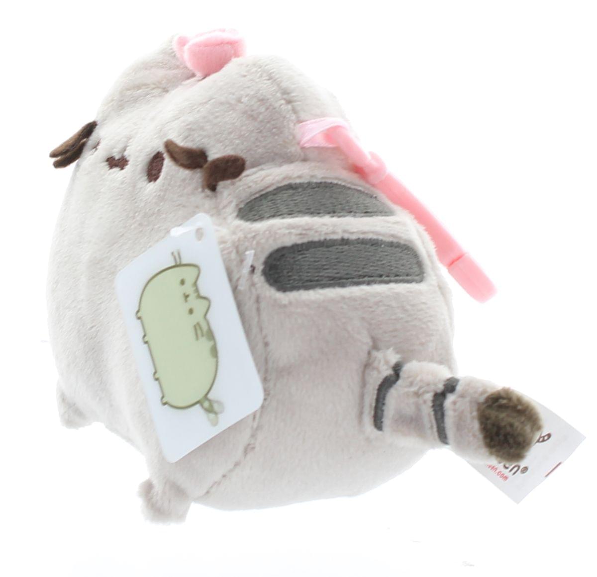 Pusheen The Cat with Bow 4.5" Plush Backpack Clip
