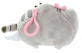 Pusheen The Cat with Bow 4.5" Plush Backpack Clip