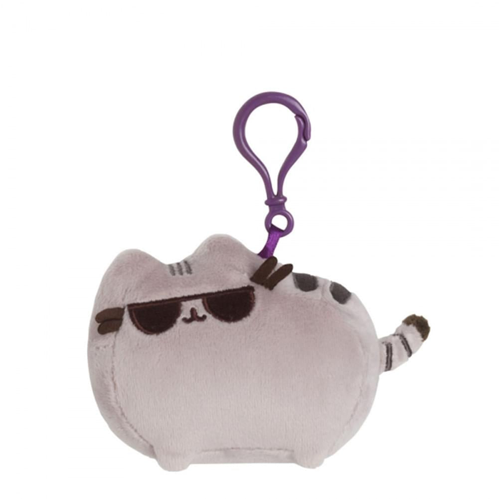 Pusheen The Cat 4.5" Plush Backpack Clip: Pusheen with Sunglasses