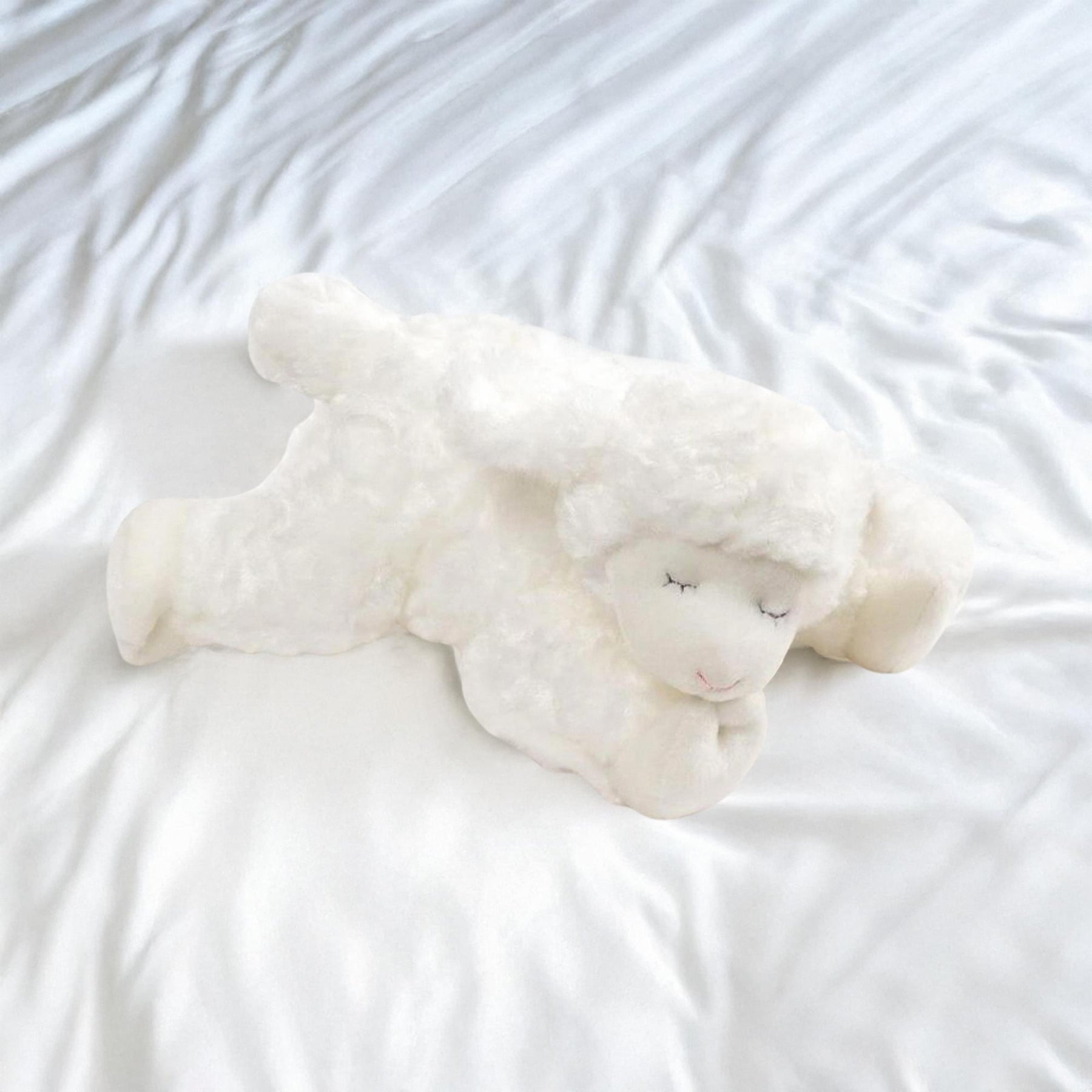 Winky Lamb 7 Inch Plush Animal and Blanket