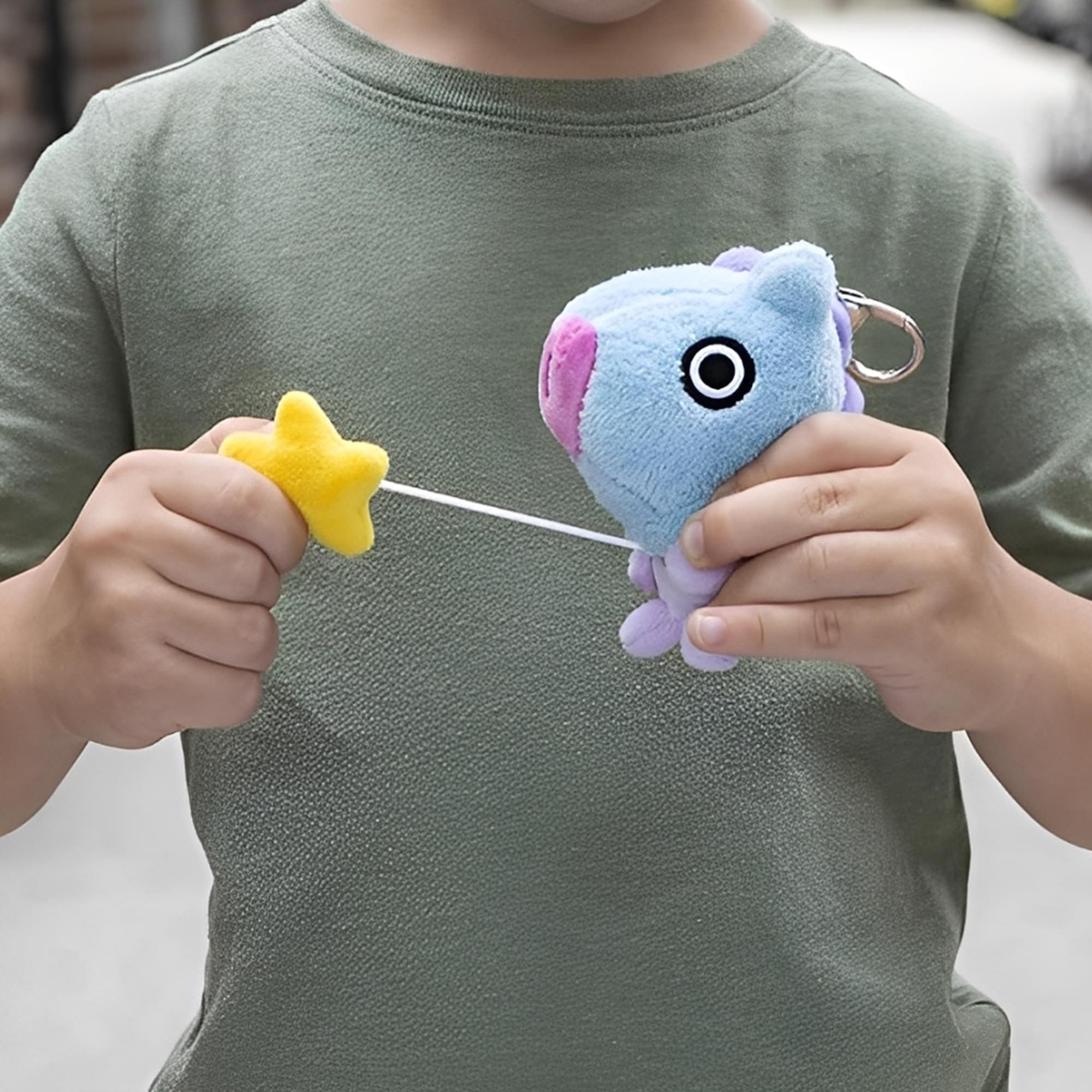 Line Friends BT21 3 Inch Bumble Buddy Plush Clip | Mang