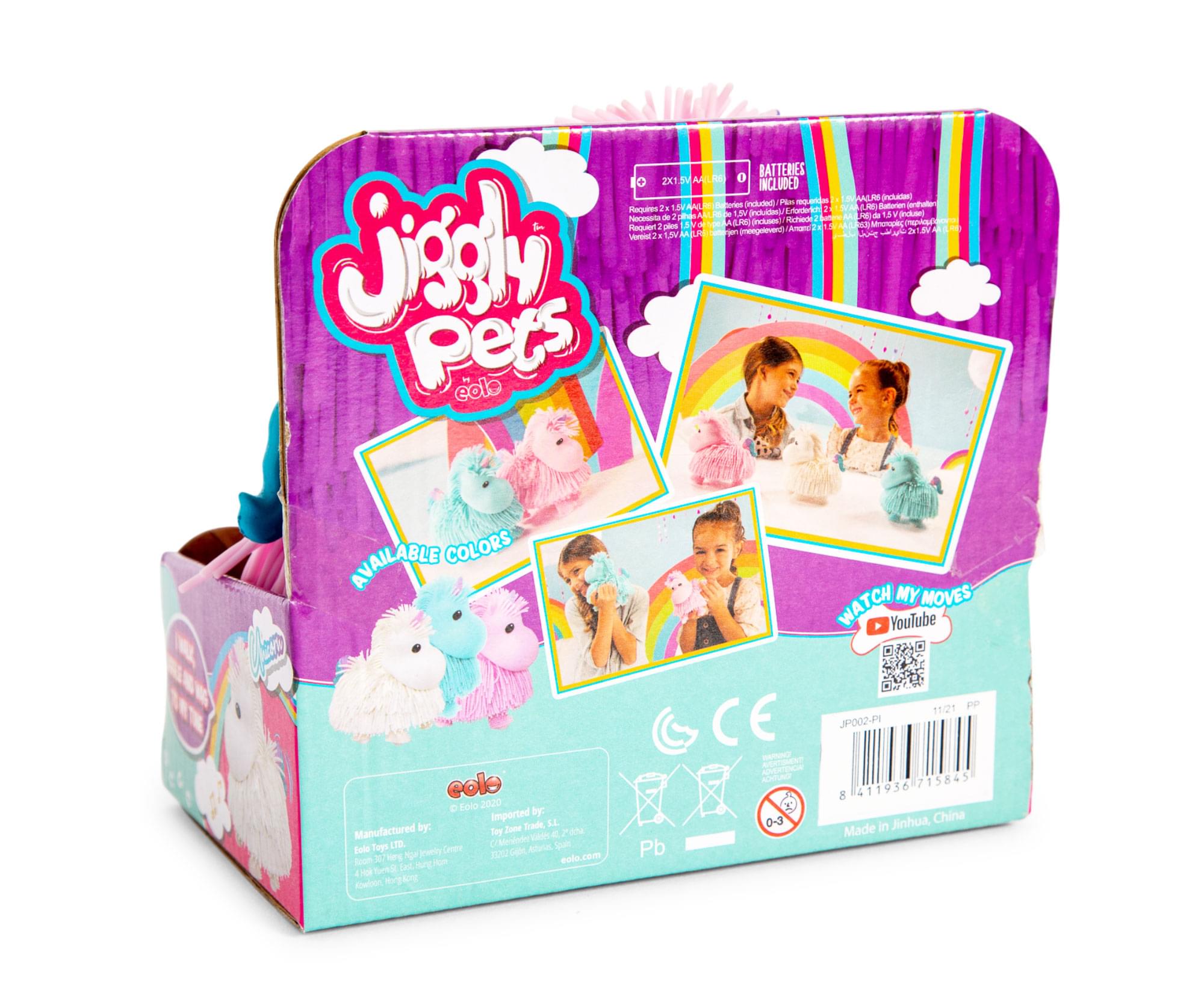 Jiggly Pets Walking Unicorn With Sound | Pink