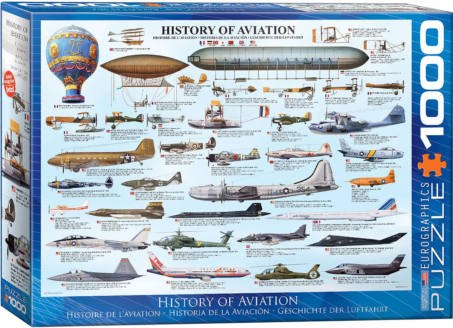 History of Aviation 1000 Piece Jigsaw Puzzle