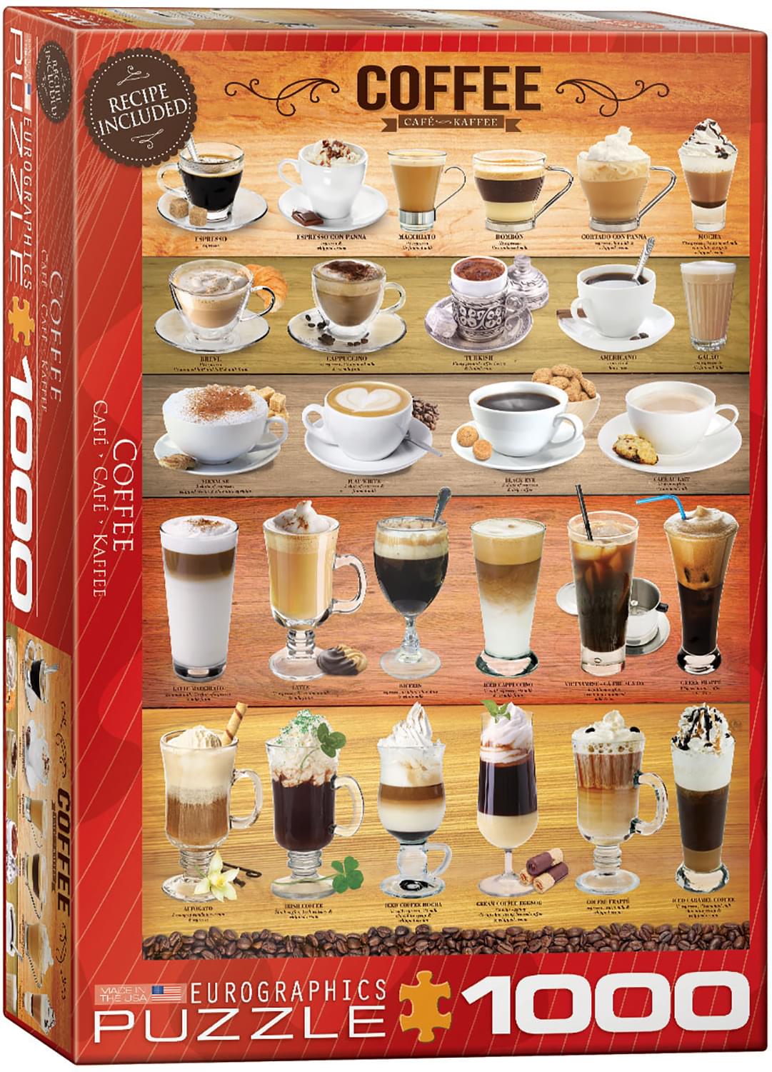 Coffee 1000 Piece Jigsaw Puzzle