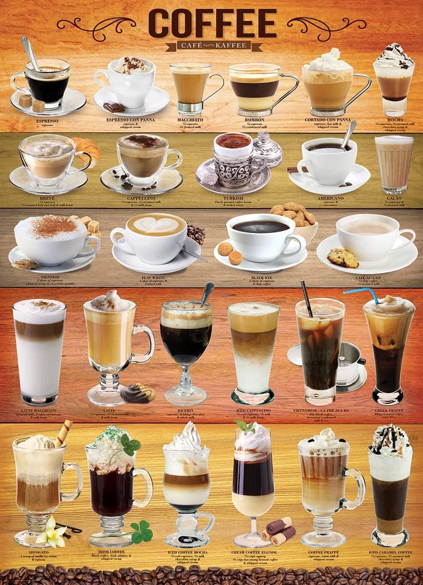 Coffee 1000 Piece Jigsaw Puzzle