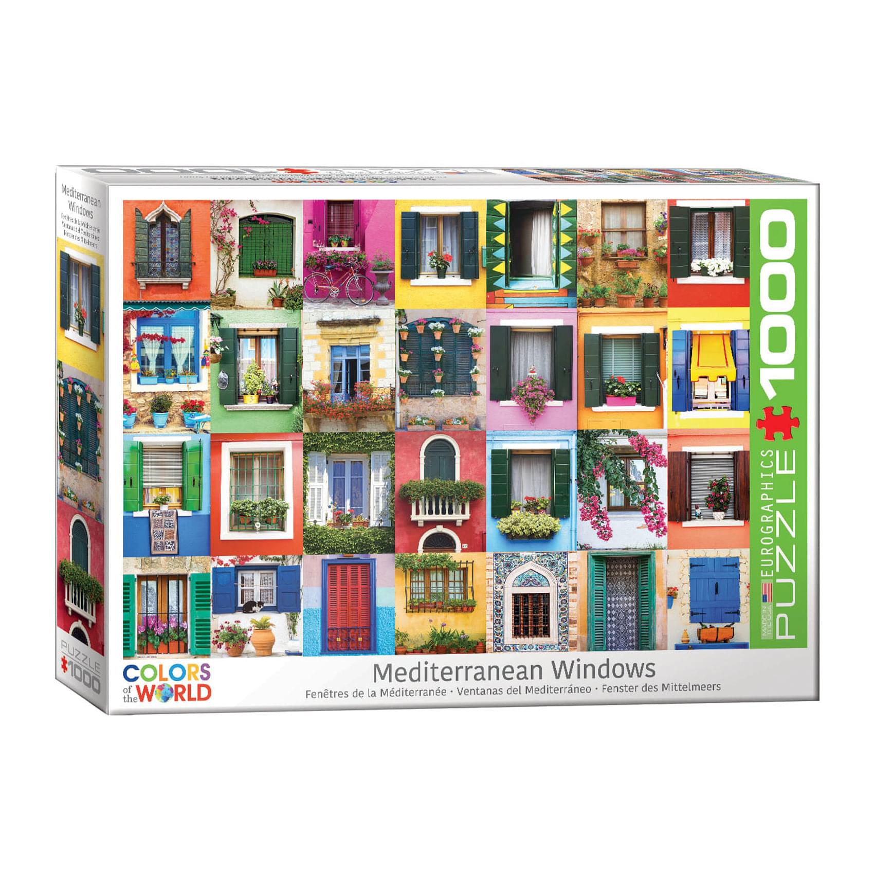 Mediterranean Windows 1000 Piece Jigsaw Puzzle