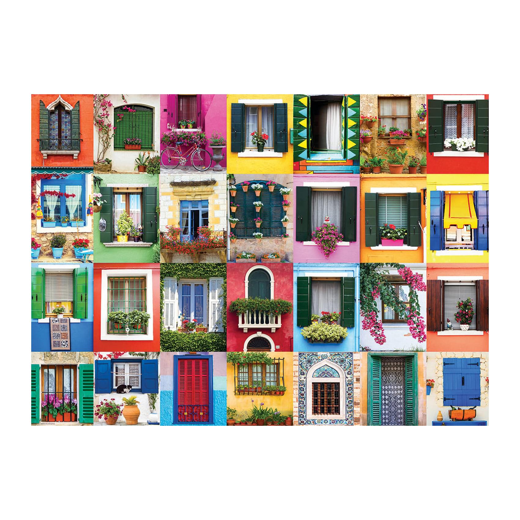 Mediterranean Windows 1000 Piece Jigsaw Puzzle