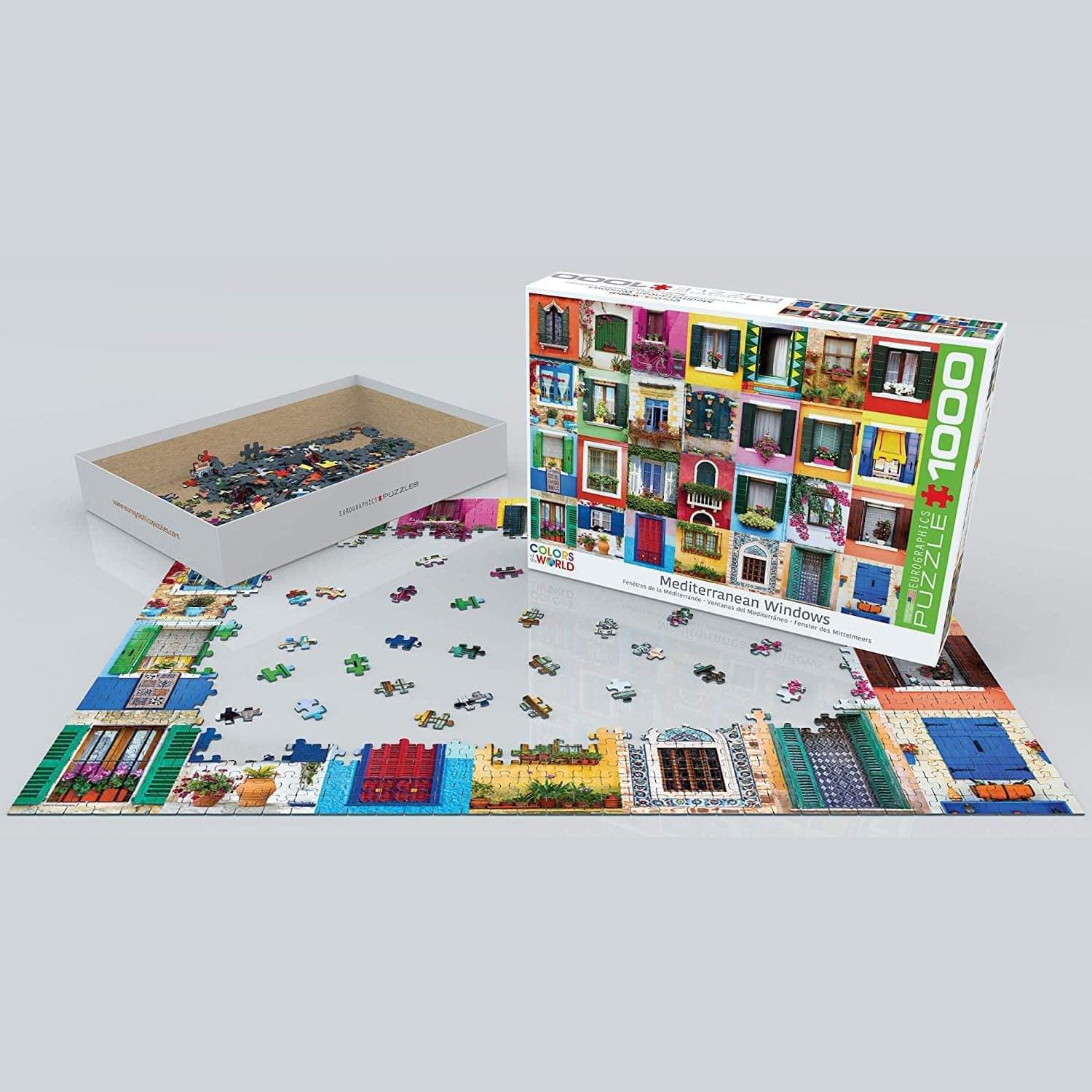 Mediterranean Windows 1000 Piece Jigsaw Puzzle