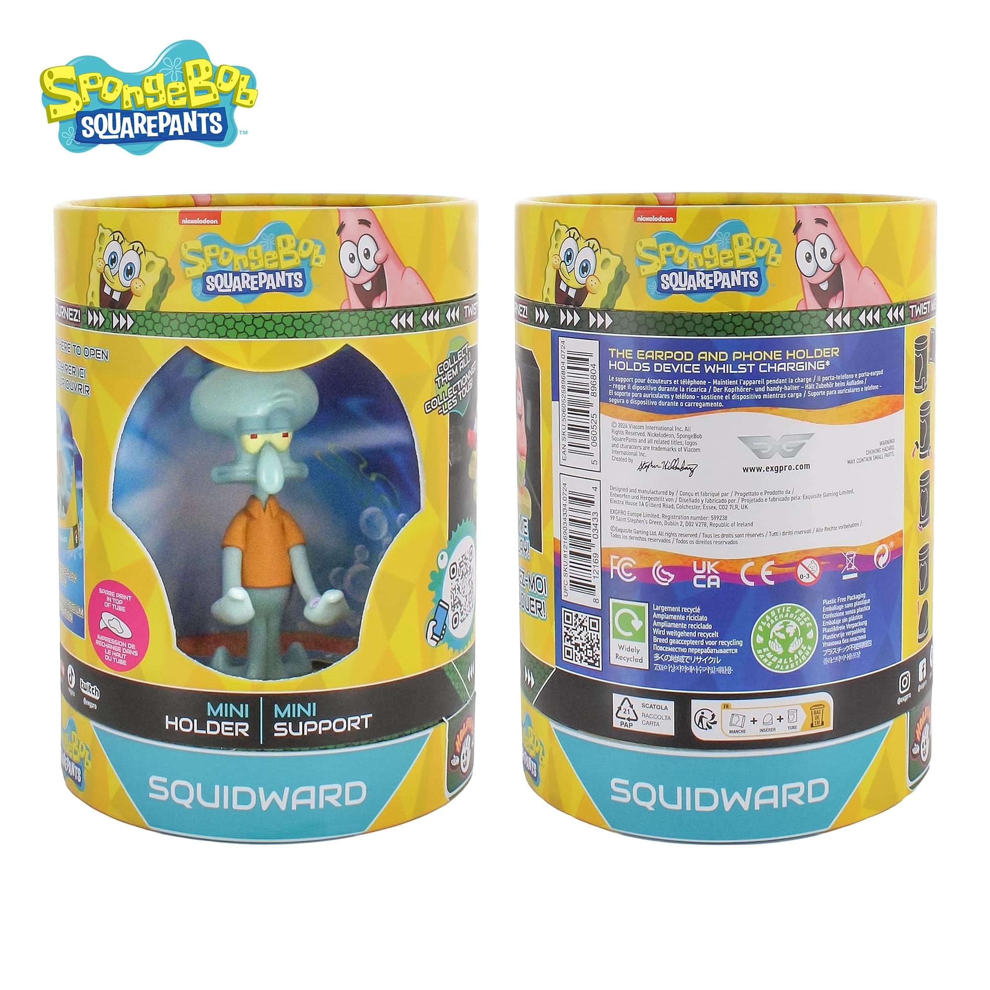 SpongeBob SquarePants Squidward Holdems Mini Phone Stand