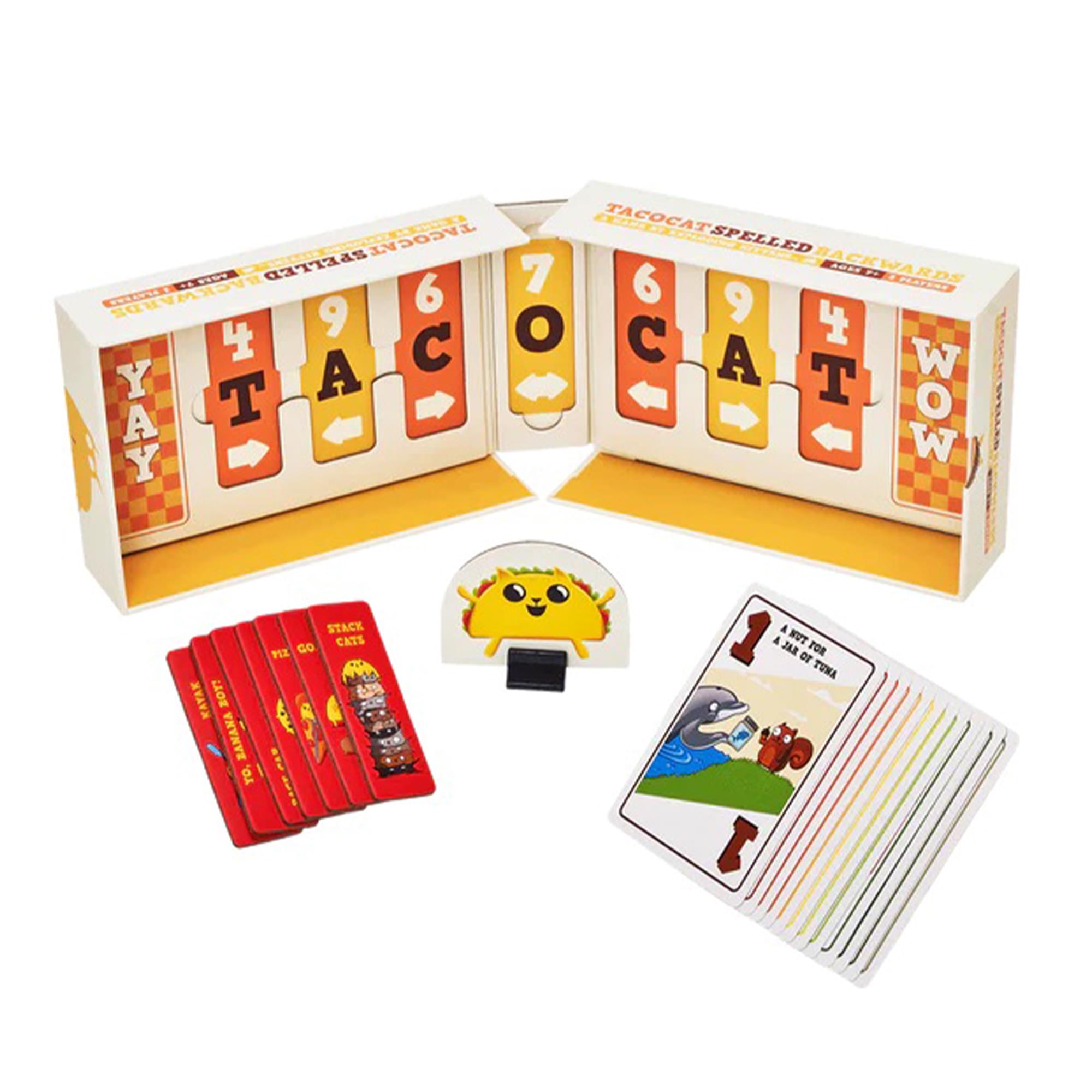 Tacocat Spelled Backwards Card Game
