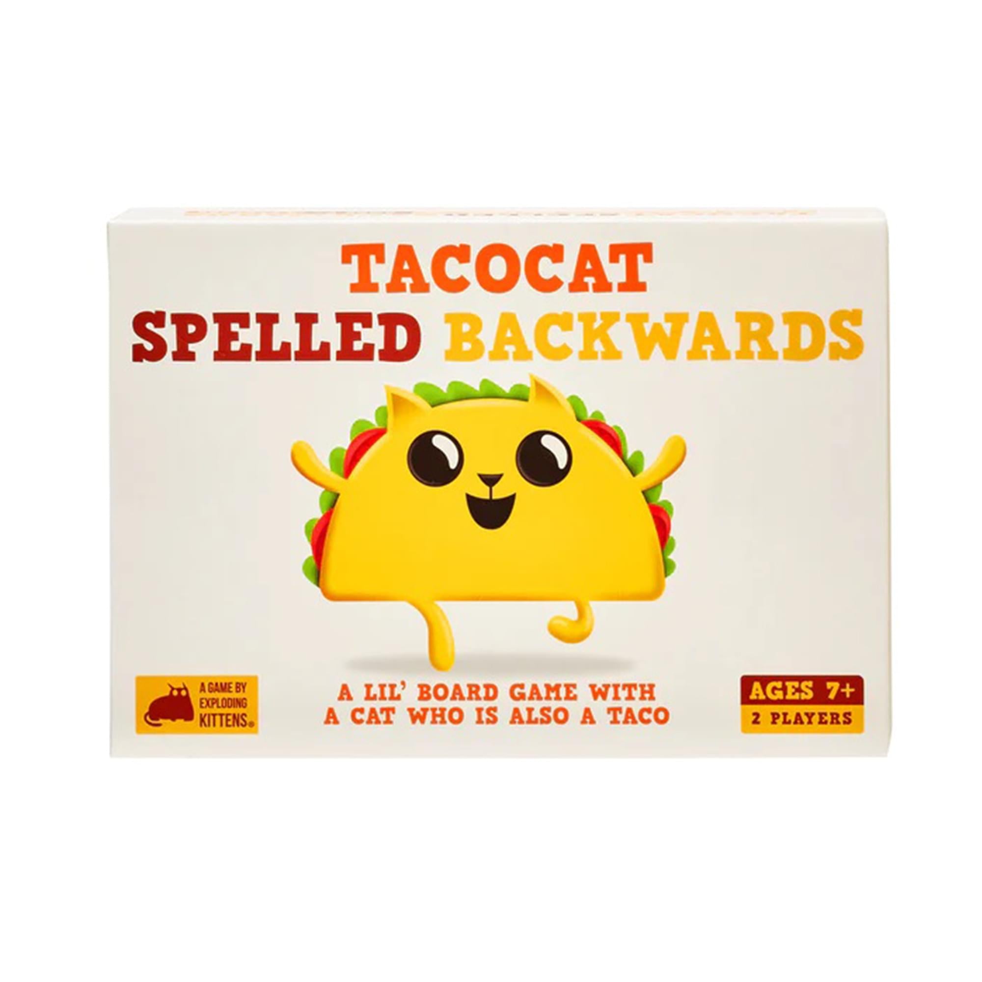 Tacocat Spelled Backwards Card Game