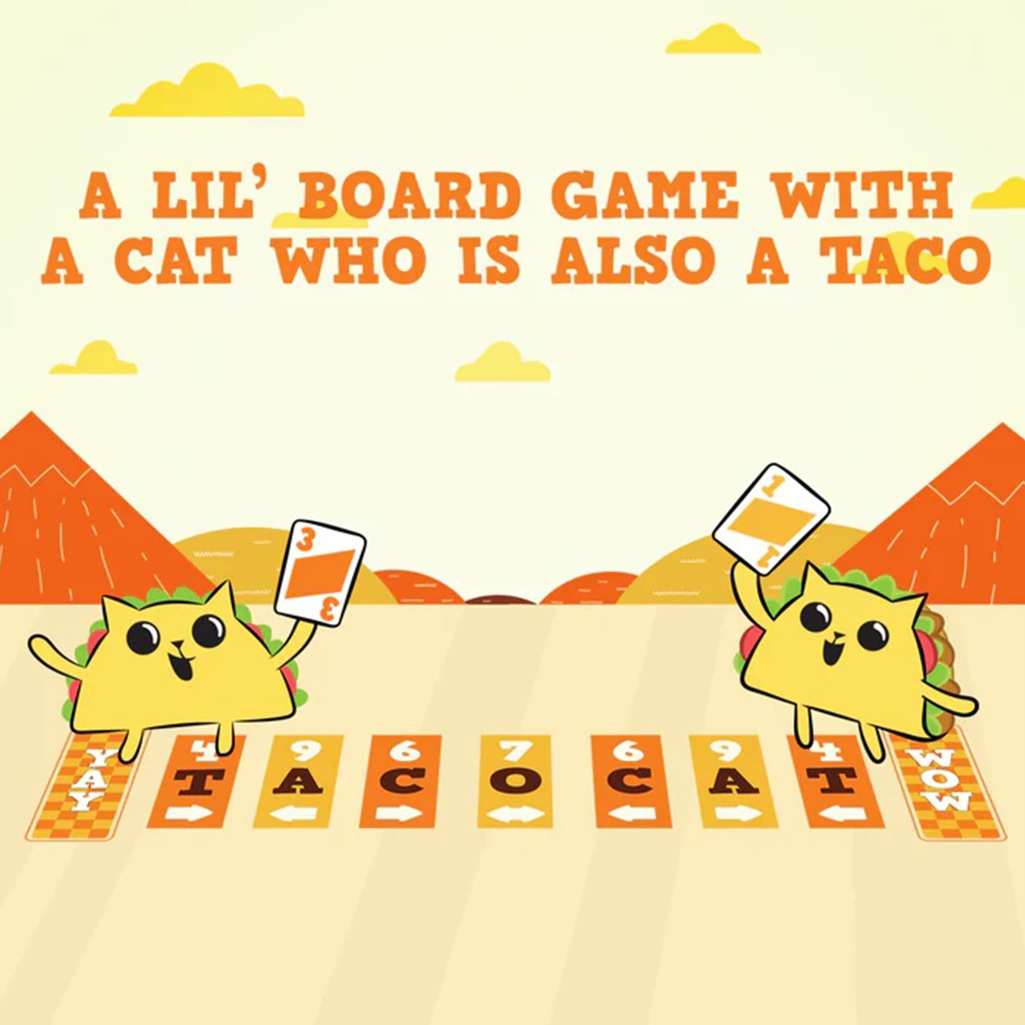 Tacocat Spelled Backwards Card Game