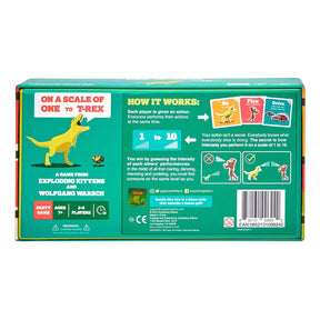 On A Scale Of One To T-Rex Card Game