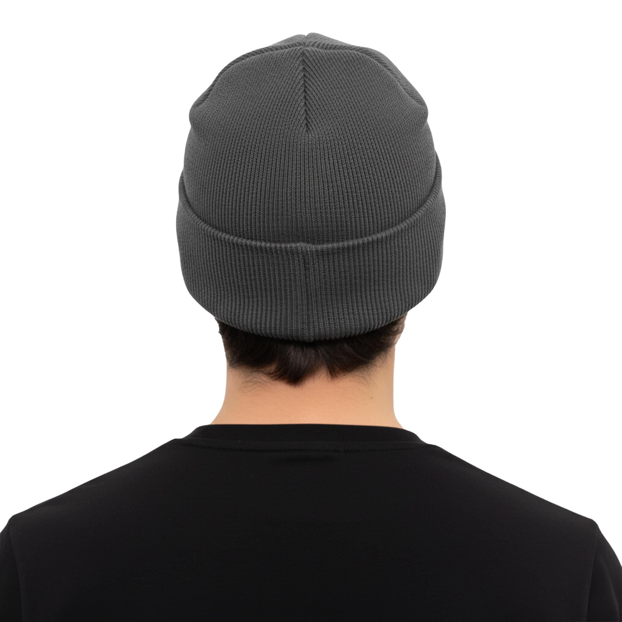Jimmy Kimmel Live! 12 Inch Charcoal Knit Cuff Beanie | Adult One Size