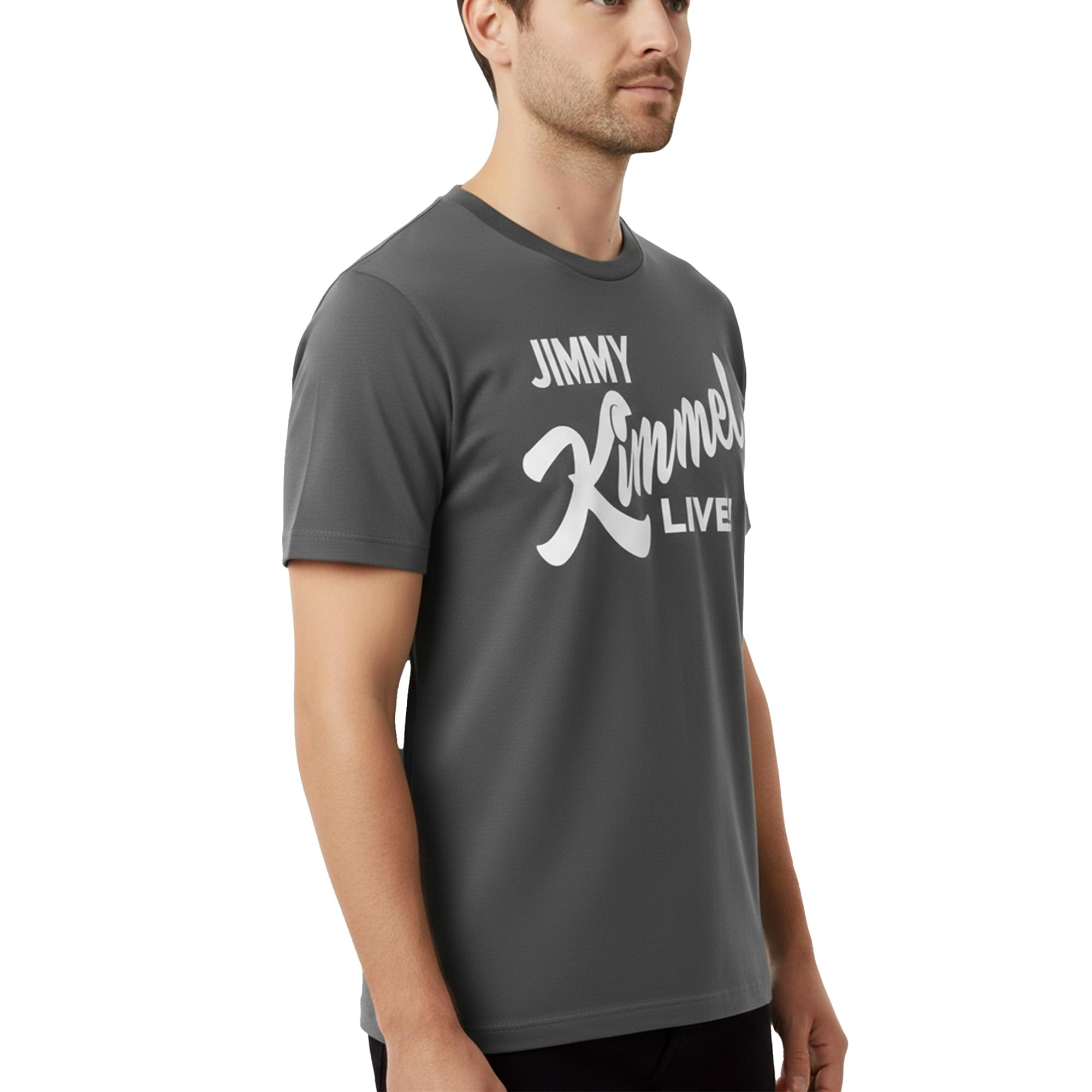 Jimmy Kimmel Live! Hollywood Charcoal Tee Shirt Adult Unisex