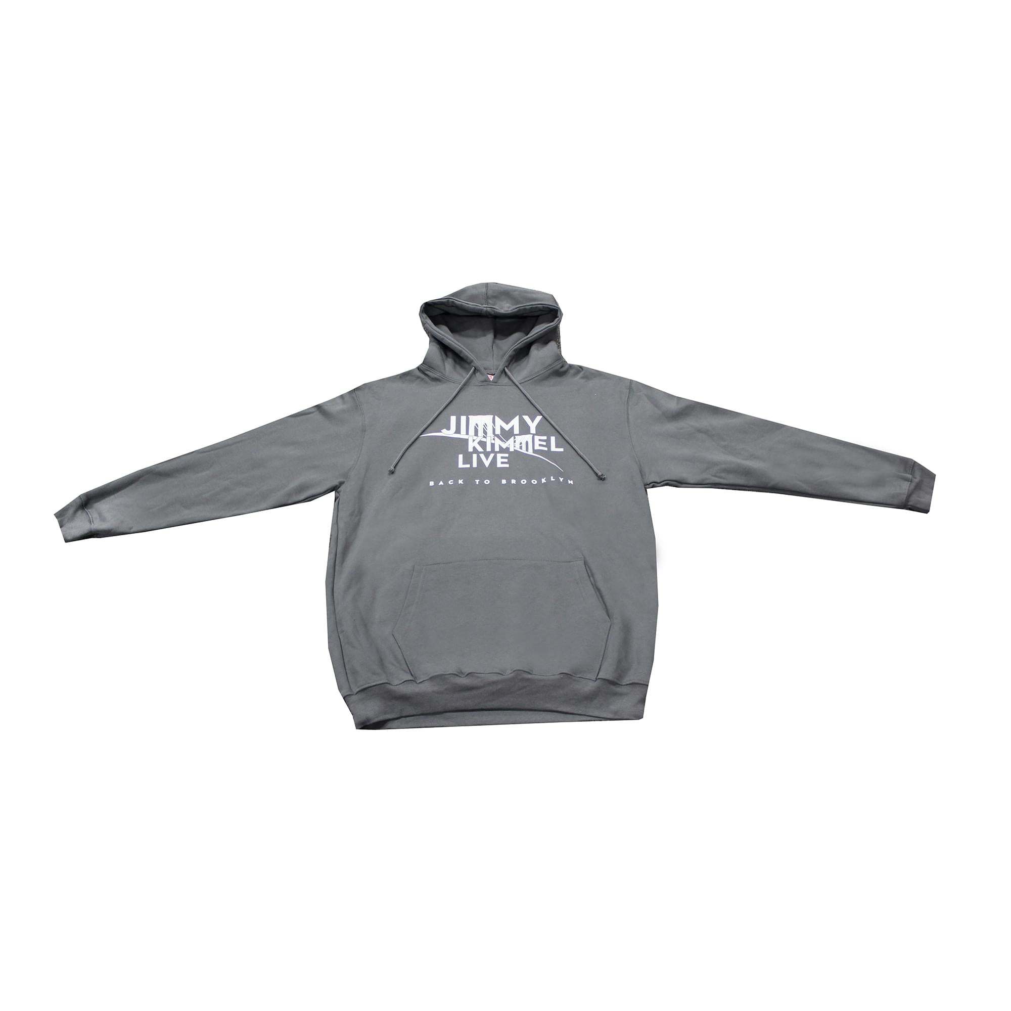 Jimmy Kimmel Live! Brooklyn Charcoal Hoodie Adult Unisex