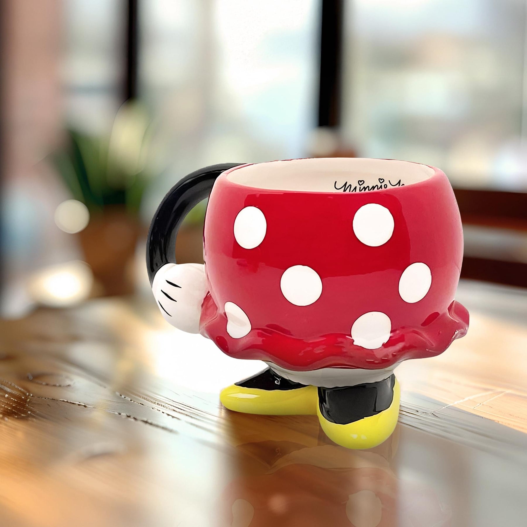 Disney Minnie Mouse Red Rock the Dots Molded Mug with Arm