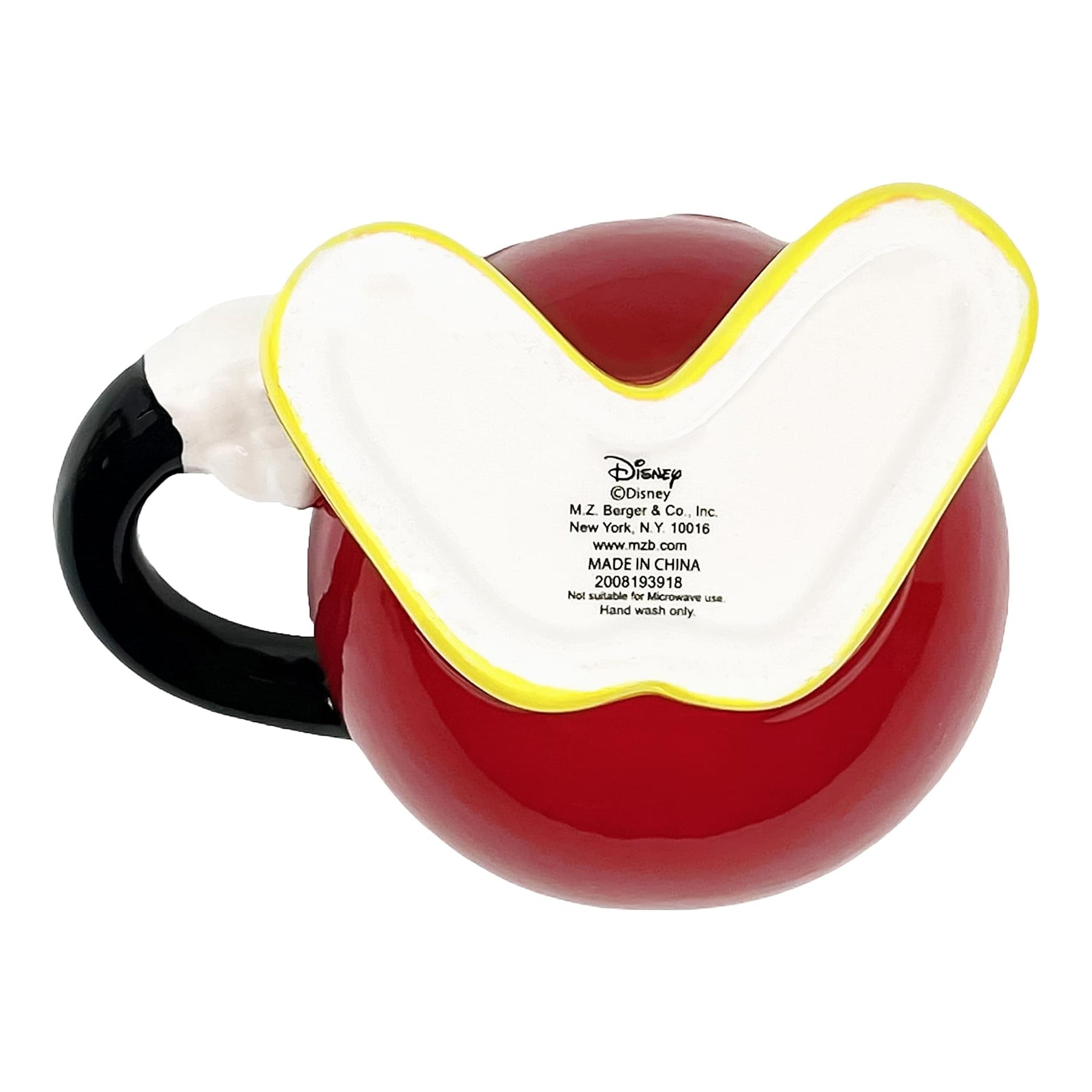 Disney Mickey Mouse Red Molded Mug with Arm