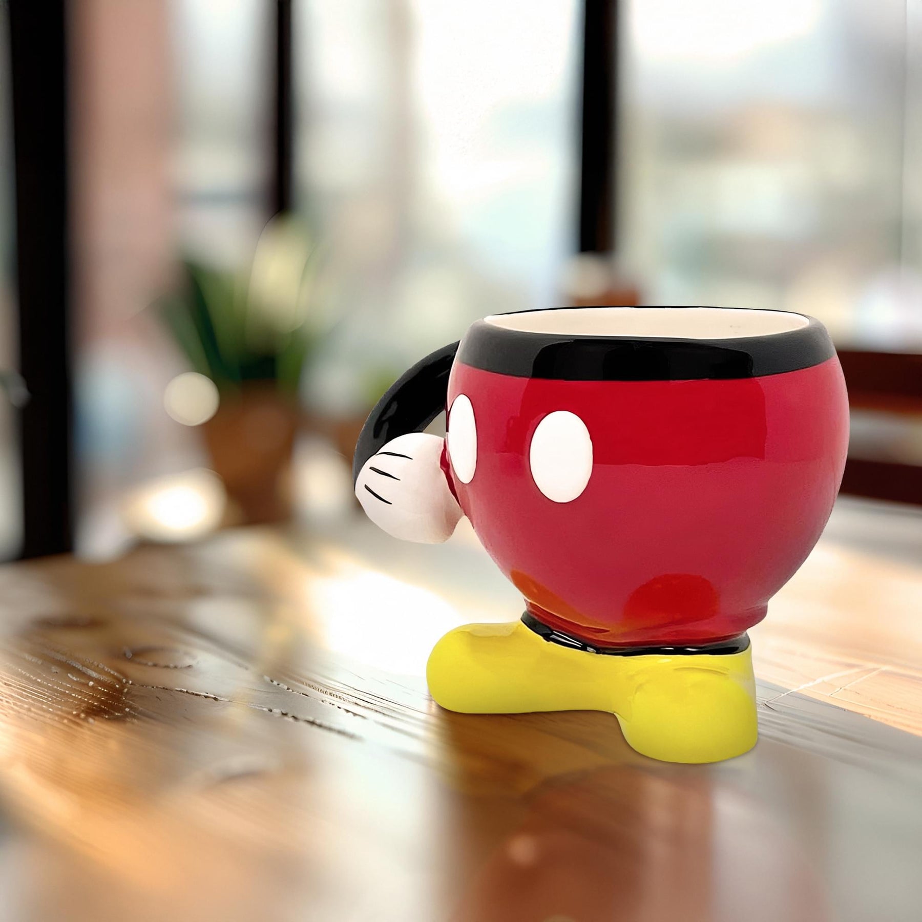 Disney Mickey Mouse Red Molded Mug with Arm