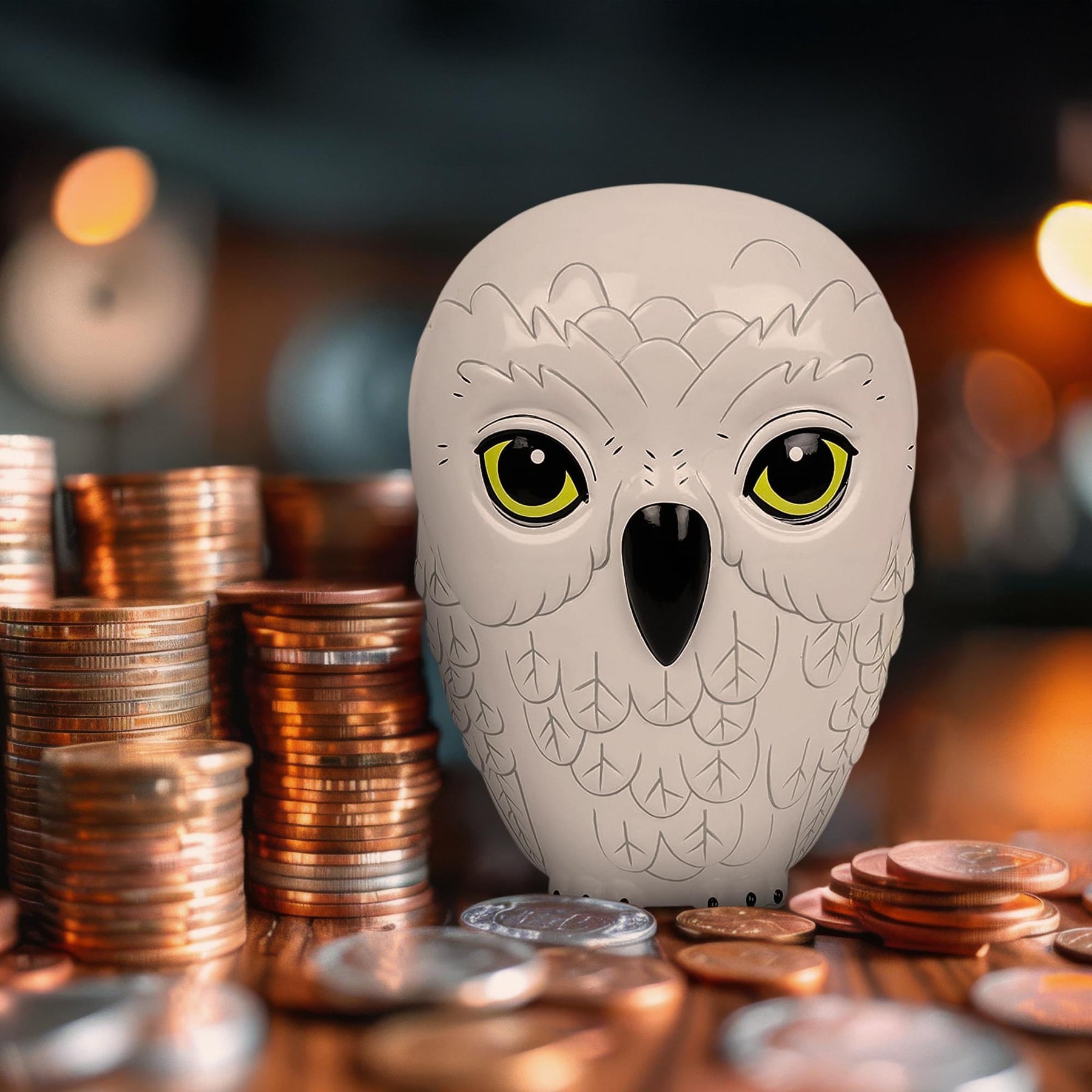 Harry Potter Hedwig The Owl Ceramic Coin Bank