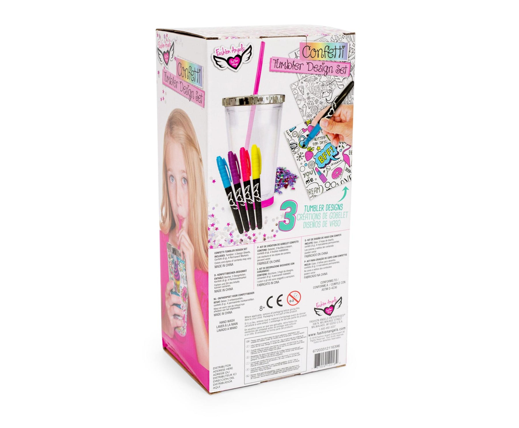 Fashion Angels Confetti Tumbler Design Kit