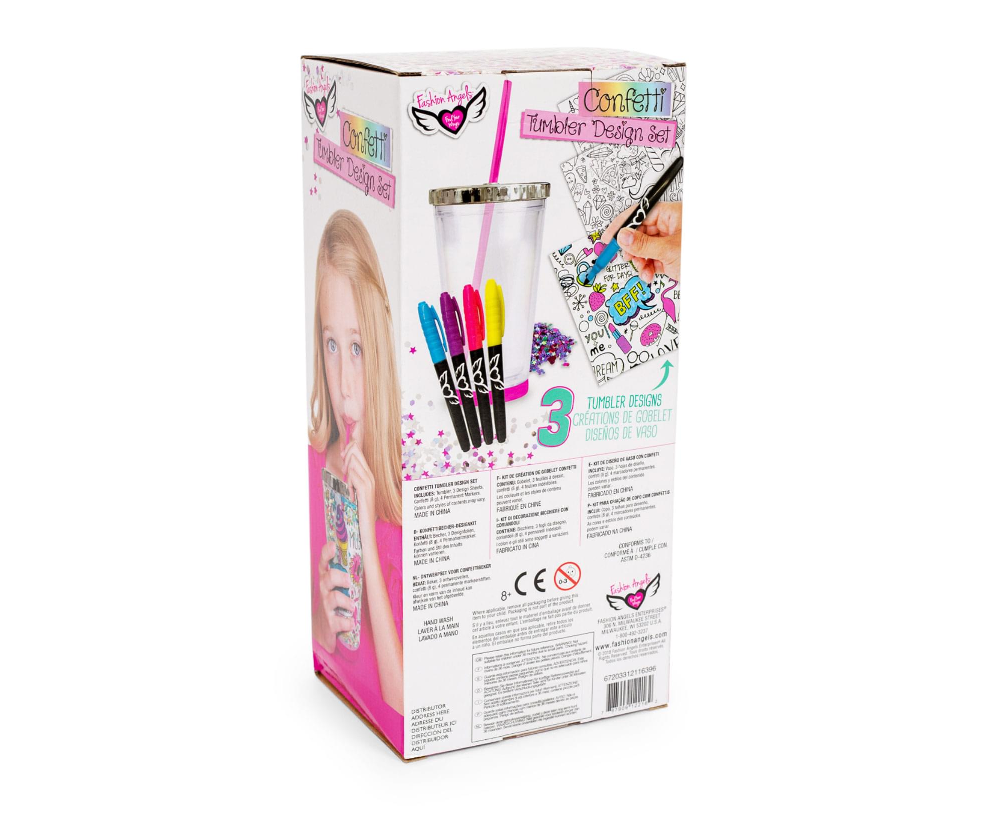 Fashion Angels Confetti Tumbler Design Kit