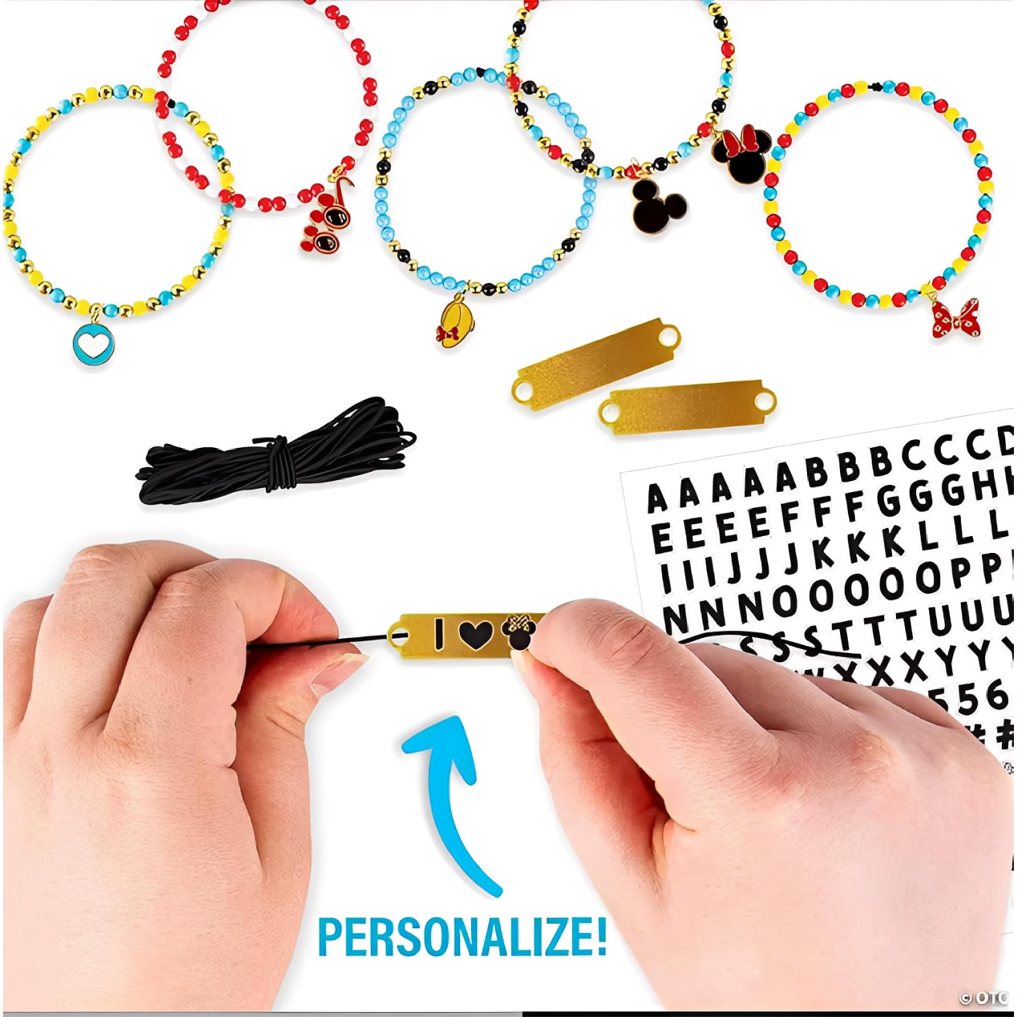 Fashion Angels Minnie Mouse DIY Bracelet Design Kit with 1000+ Beads