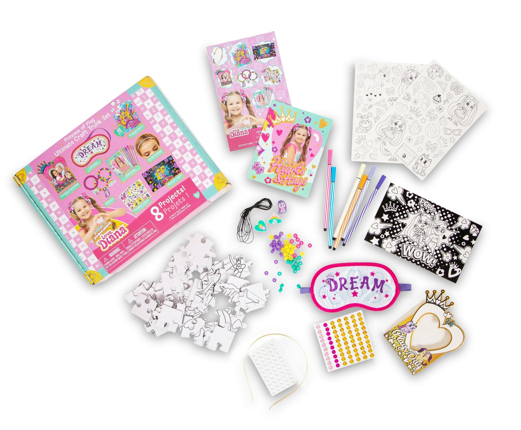 Love, Diana Princess of Play Ultimate Craft Trunk Set
