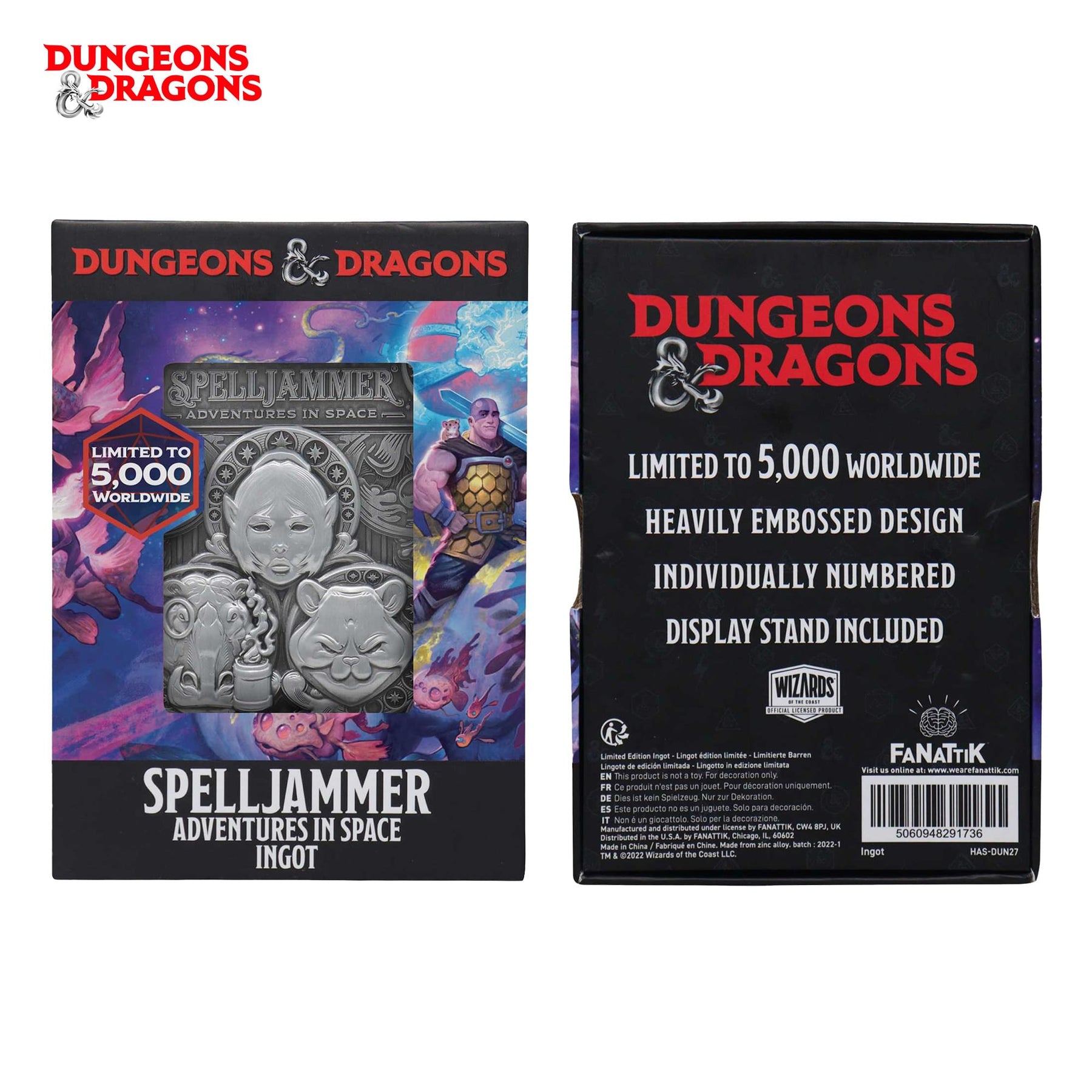 Dungeons & Dragons Spelljammer Adventures in Space Limited Edition Ingot