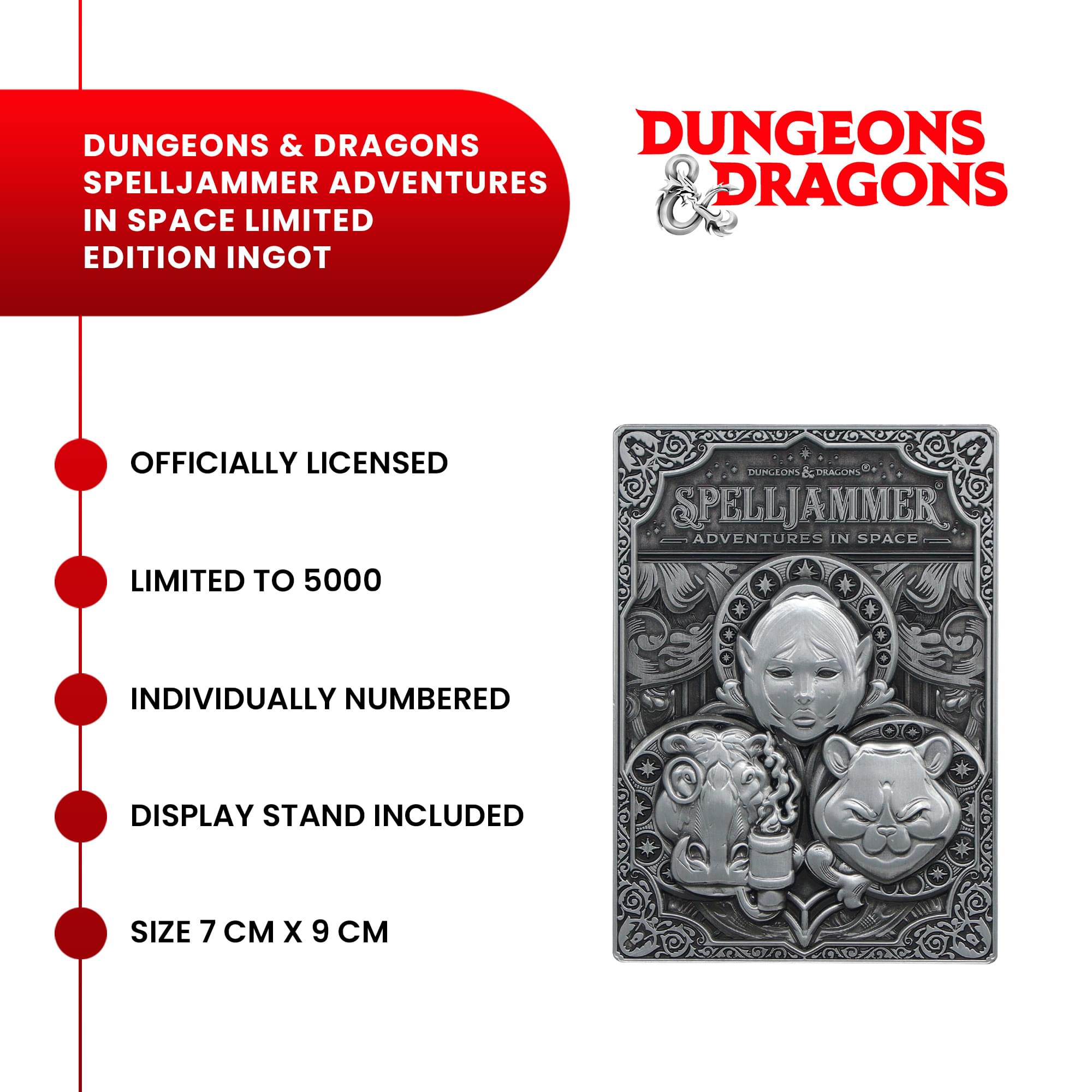 Dungeons & Dragons Spelljammer Adventures in Space Limited Edition Ingot