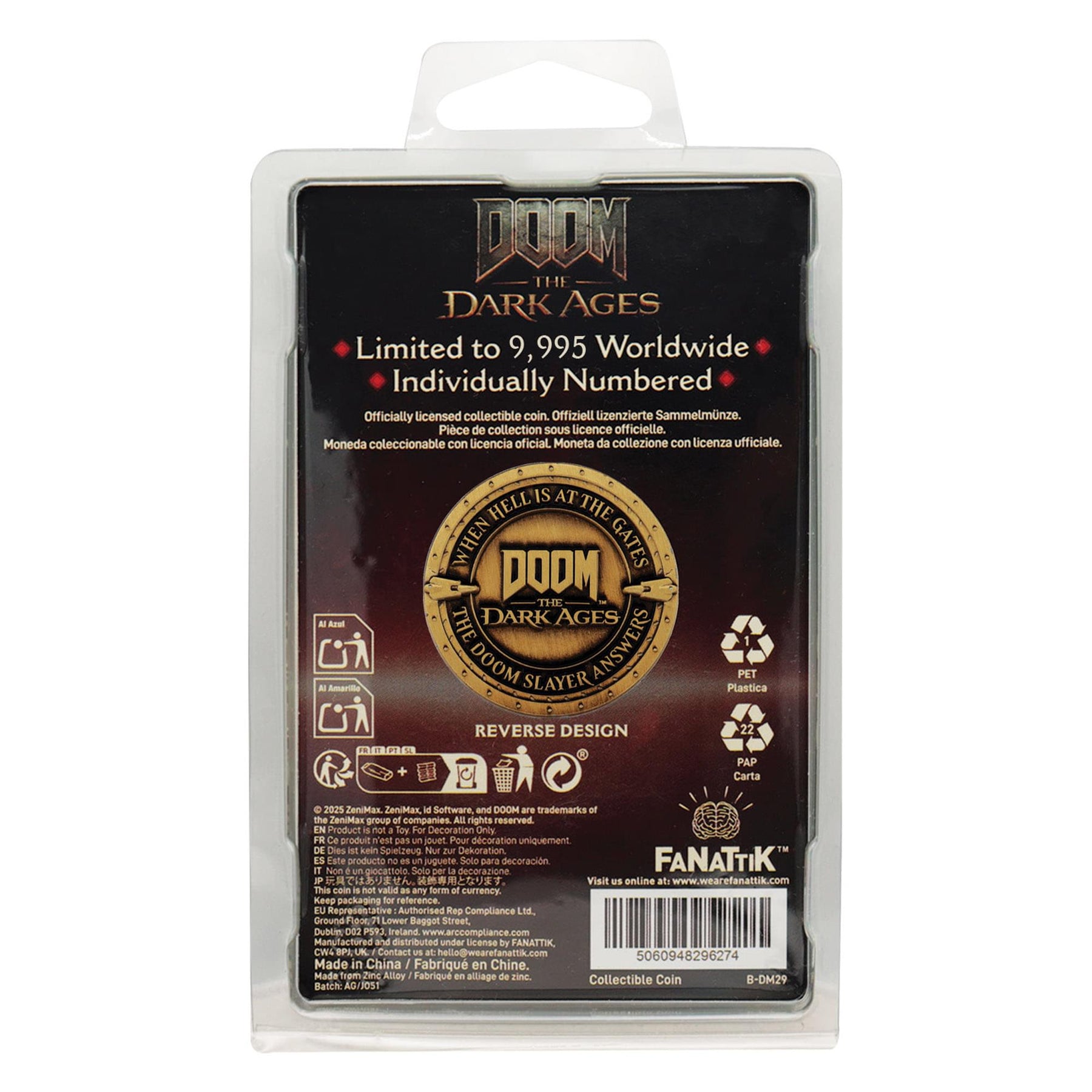 Doom: The Dark Ages Limited Edition Collectible Coin