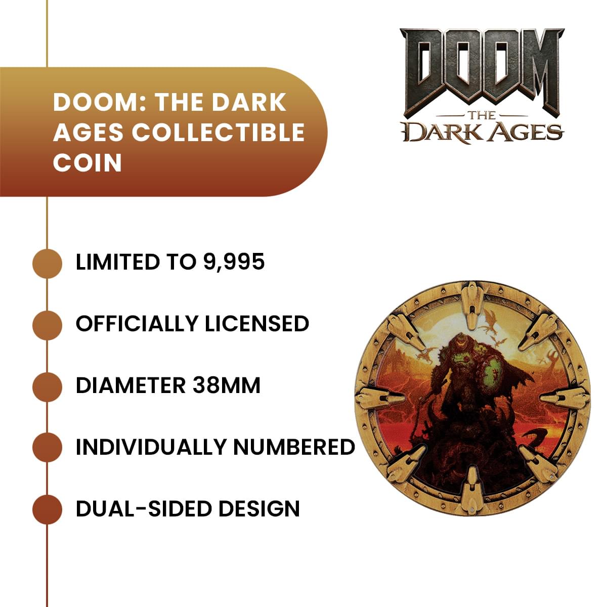 Doom: The Dark Ages Limited Edition Collectible Coin