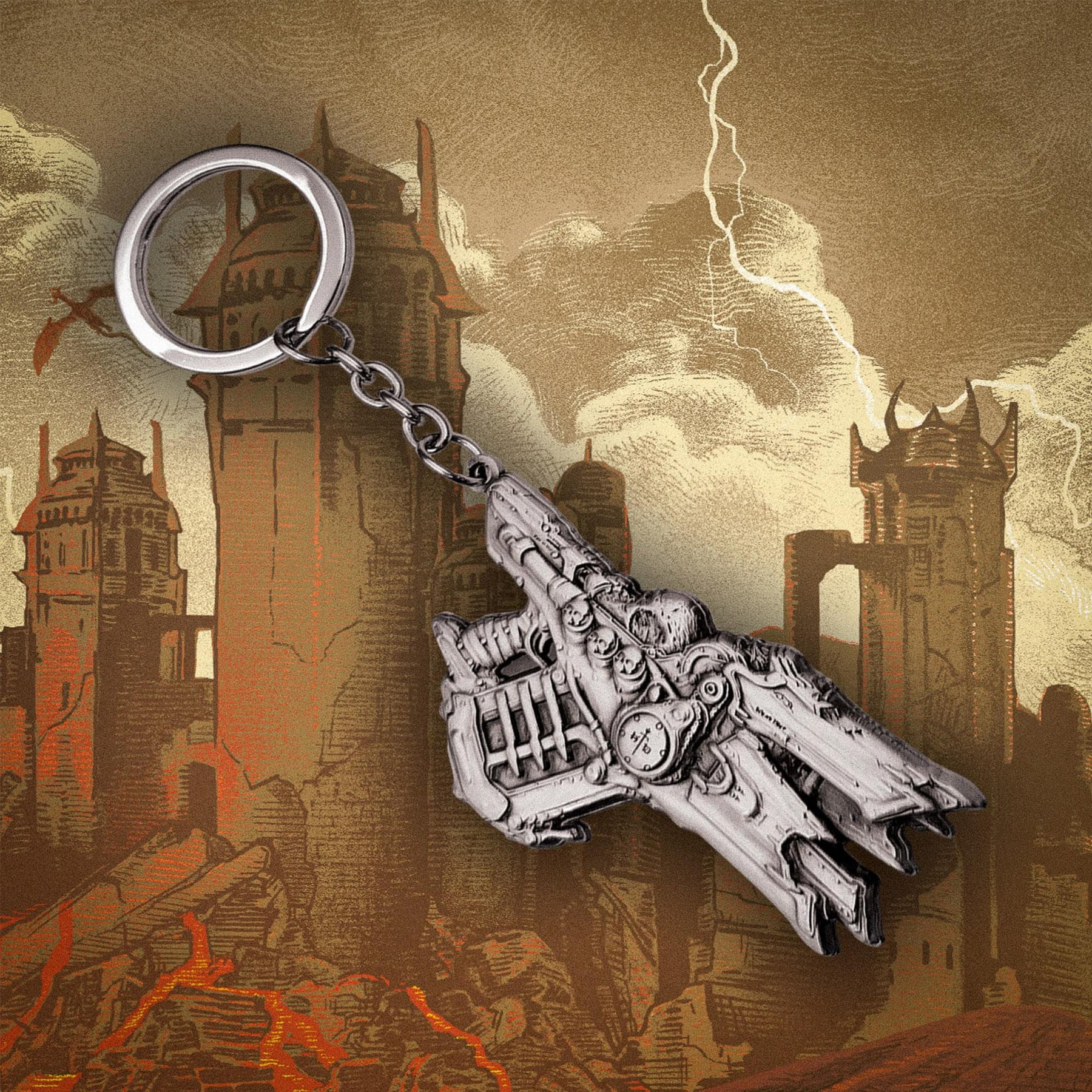 Doom: The Dark Ages Limited Edition Skull Crusher Keyring
